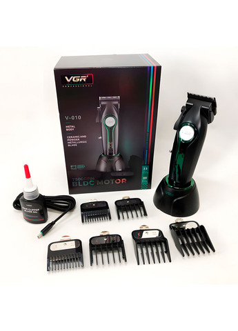 Профессиональная машинка для стрижки с насадками для головы, бороды и бровей. VGR V-010 (348059033)