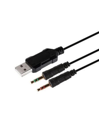 Наушники игровые HG20 Chief II, RGB, драйверы 50мм, микрофон на гибкой ножке, USB + 2×3.5мм AUX, кабель 2м, 260г, Black Fantech (401414912)