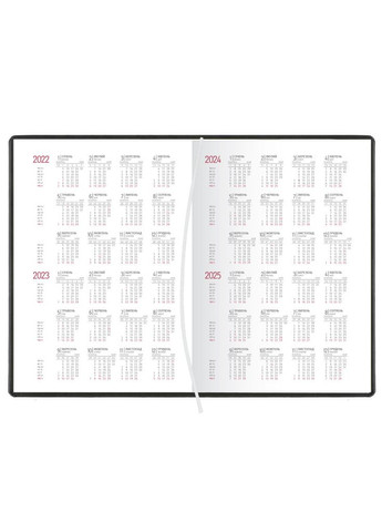 Щоденник недатований А5, сірий, 176 аркушів, лінійка, обкладинка штучна шкіра Мережка Фабрика Поліграфіст (281999751)