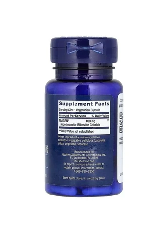 NAD+ Cell Regenerator 100 mg 30 капсул Life Extension (387020844)