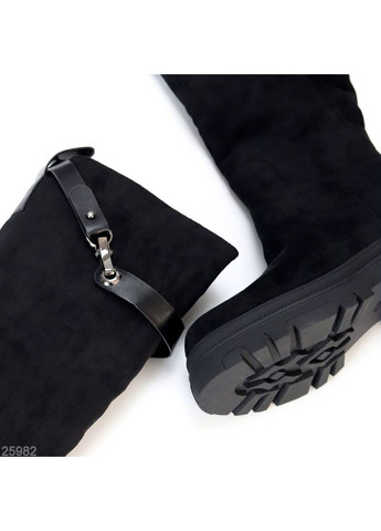 Зимние черные сапоги Helen