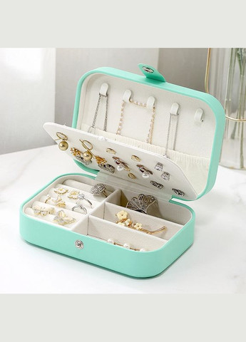 Шкатулка SP-01161 Turquoise 16*11*5 см для украшений и ювелирных изделий портативная 9шт Casegrace (352011310)