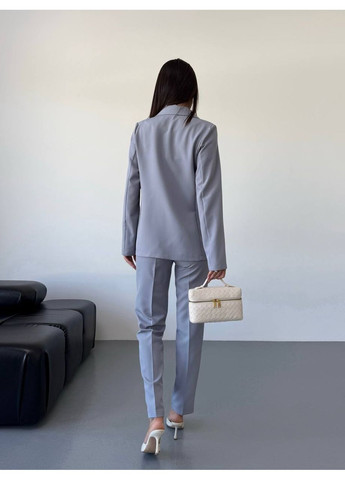 Костюм (піджак, брюки, топ), колір Світло-сірий Fashion (361310422)