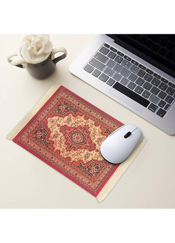 Килимок для миші з перським візерунком, ретро стиль, м’який тканинний, 26.5х17.5 см China (354827601)