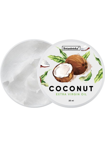 Кокосова олія натуральна для волосся й тіла Coconut Oil Extra Virgin 120ml (859939-31016491) Botanioteka (369125572)
