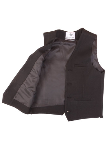 Черный демисезонный жилет школьный a yugi 1122 A-yugi