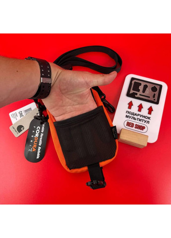 Мессенджер wip Сумка кархарт Черная Оранжевый No Brand (361668911)