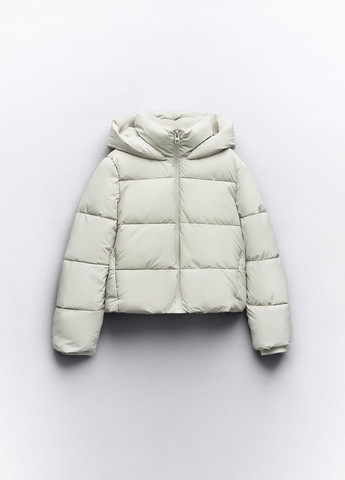 Светло-серая зимняя куртка Zara