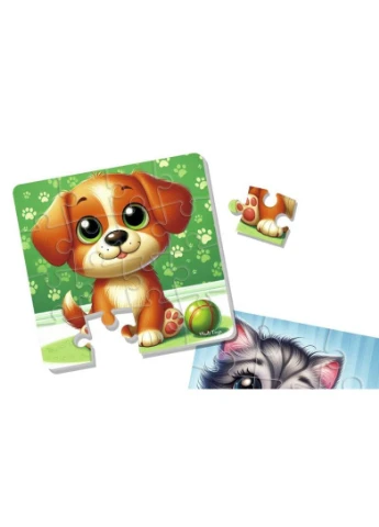 М'які пазли "Котик та песик" VT1102-37 Vladi toys (389889601)