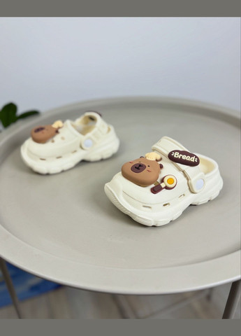 Детские крокси бежевые 1530 No Brand (333013861)