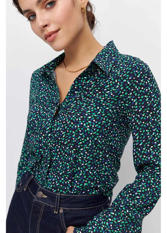 Темно-зеленая рубашка Rica Mare