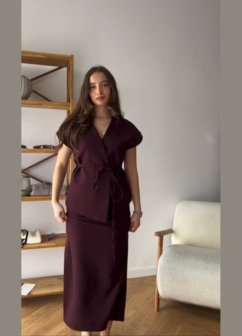 Костюм двійка жилетка та спідниця Adelante (324392287)