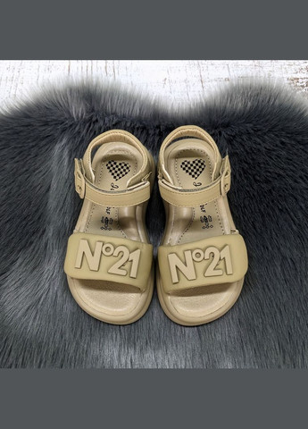 Коричневые босоножки детские для девочки Jong Golf