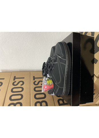 КРОСІВКИ ЖІНОЧІ NIKE JORDAN 1 LOW OG TRAVIS SCOTT BLACK НАЙК АІР ДЖОРДАН No Brand чорні демісезони (368862273)