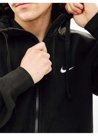 Толстовка мужская SP FLC FZ HOODIE BB Черный Nike (333956249)