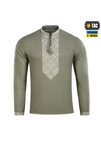 Вишиванка тактична 100% льон тип 2 олива (2XL) M-TAC (303413964)
