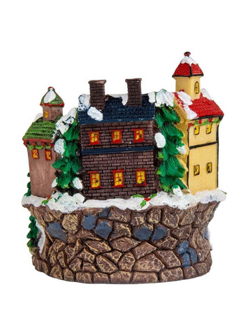 Фигурка новогодняя Зимний городок 16х17х17 см USB провод+батарейки 16016031 Lefard (299387598)