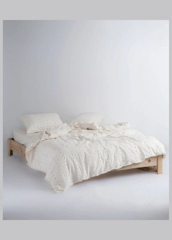 Постільна білизна Stonewashed 160 х 220 см Encorte Snow White Limasso (318382112)