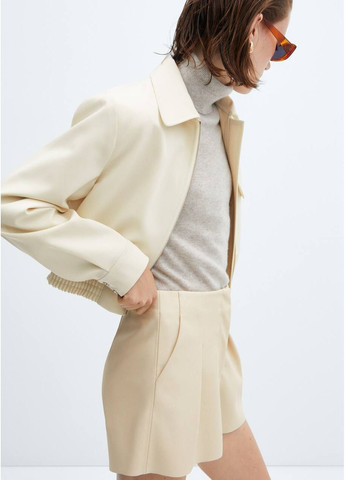 Шкіряні шорти Mango (364124324)