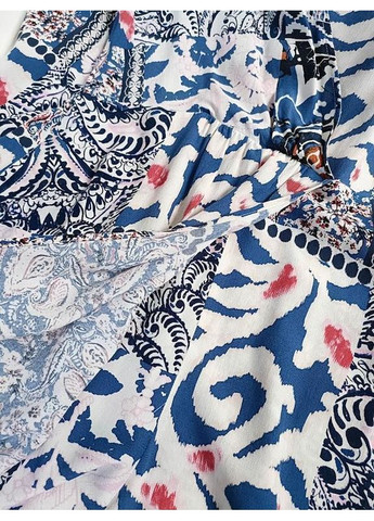 Короткий комбинезон с принтом Zara комбинированный