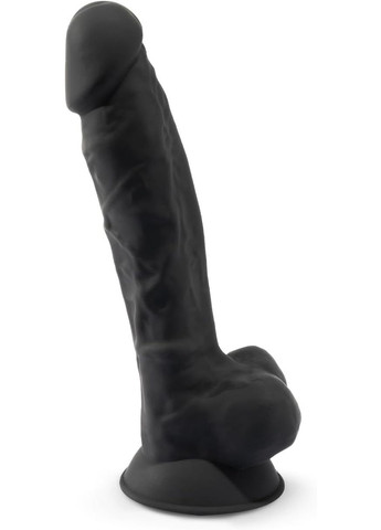 Фалоімітатор термореактивний Model 1 (7") XD01 із силікону подвійної щільності, чорний Silexd (351382221)