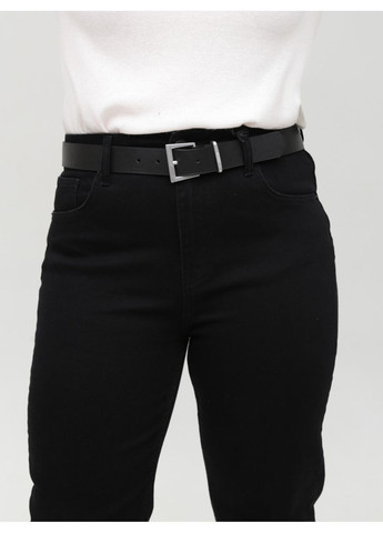 Джинси жіночі чорні прямі МОМ Мom regular Cracpot - (358501752)