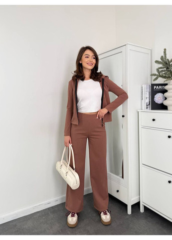 Женский костюм двойка кофта с капюшоном и брюки свободного кроя. MonCher (351854755)