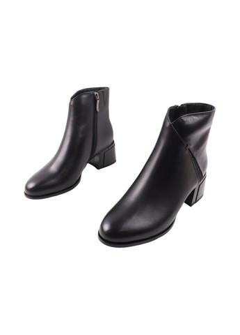 Черные ботильоны женские черные натуральная кожа Velly 159-24DH