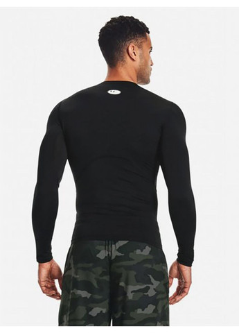 Черный демисезонный лонгслив Under Armour