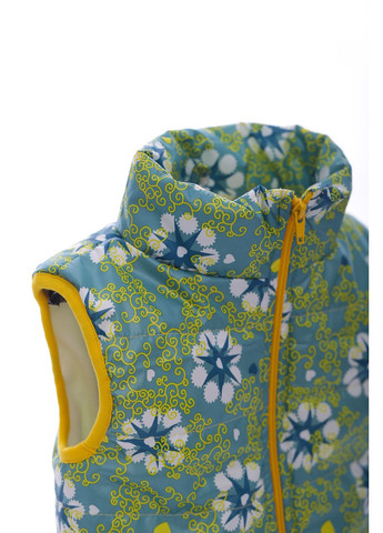 Жилетка для дівчинки на флісі в зелену зірку 92 см (43238) BABYKROHA (297200697)