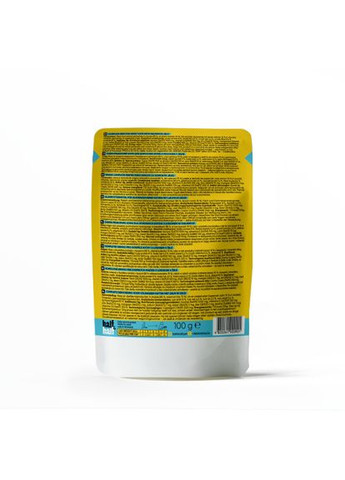 Корм вологий для дорослих котів, шматочки з лососем у желе у формі пауча, 100 г Half&Half (364788008)