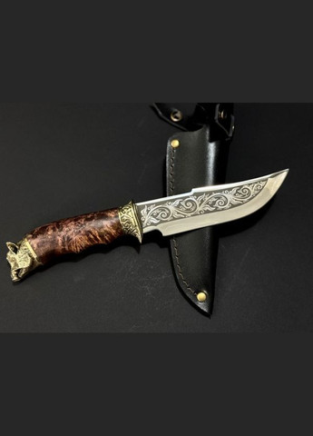 Нож охотничий Кабан 22k62 в подарочном деревянном кейсе. NB Art (346533199)