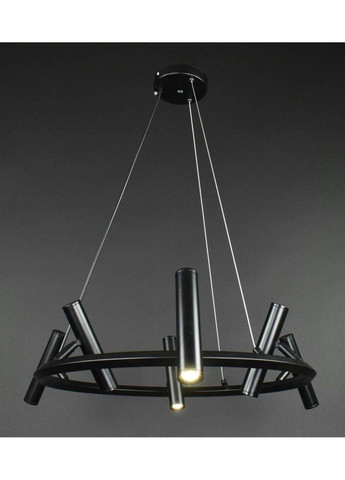 Люстра світлодіодна підвісна LED світильник для квартири на стелю ледве 27743 Чорний 40-150х60х60 см. Sunnysky (335975253)