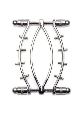 Зажим для вагины : Spread 'Em Poker Vagina Clamp with Adjustable Pressure Screws, ши Master Series (369946029)