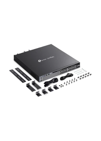 Коммутатор SG6428XHP 24xGE (24xPoE), 4xSFP+, 720Вт, Управляемый L3 TP-Link (393552170)