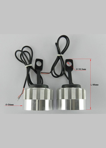 Фари додаткові світлодіодні (з кріпленням під дзеркала) Чорні No Brand (369802548)