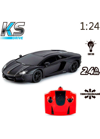 Автомобиль на Lamborghini Aventador LP 700-4, 1:24, 2.4Ghz, черный () KS Drive 124GLBB (328401374)