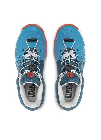 Комбіновані Осінні дитячі кросівки kaos jr 2.0 ql синій кораловий Wilson