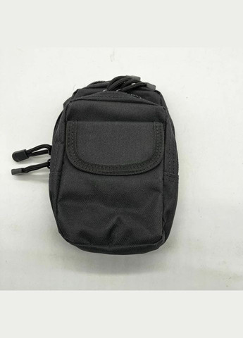 Підсумок моллі на два відділи MOLLE чорний No Brand (326487644)