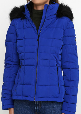 Синяя демисезонная куртка Calvin Klein