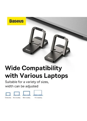 Підставка для ноутбука Baseus Slim Laptop Kickstand 12° цинковий сплав 2 шт No Brand (401167439)