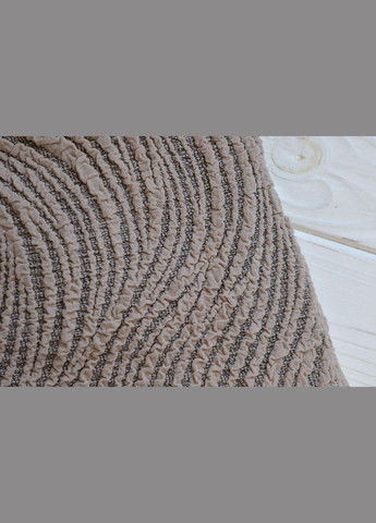 Жакардові чохли на стільці Volna з спідницею Бежеві Kayra (324800079)