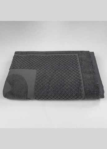 GM Textile махровое полотенце жаккардовое для ног 50х70см 600г/м2 () серый производство -