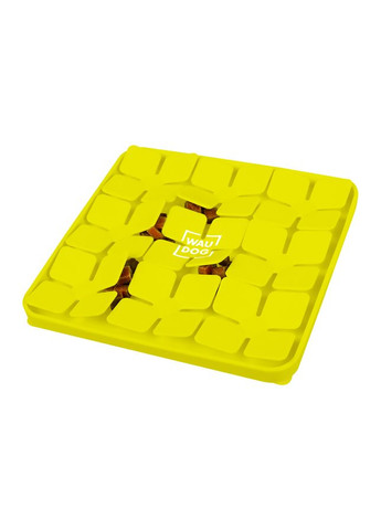 Коврик для поиска корма Silicone, 205х205х17 мм, желтый WAUDOG (334141302)