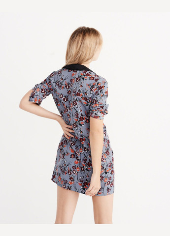 Сіро-синя сукня жіноча - сукня af2638w Abercrombie & Fitch