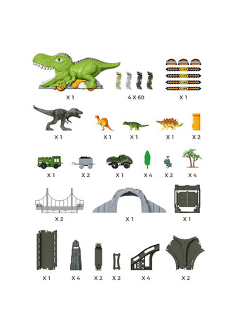 Конструктор Автомобильный трек Динопарк Tumama (366740609)