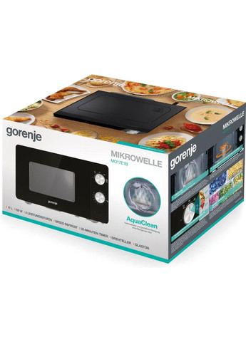Мікрохвильова піч MO17E1B, 17л, мех. керув., 700Вт, Gorenje (344558175)