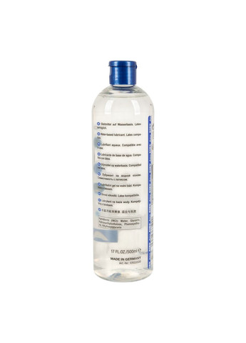 Смазка интимная водная лубрикант на водной основе Aqua 500 мл Интим-смазки для секса Eros (317748187)