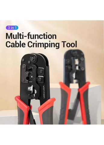 Крімпер Type Black (KEAB0) (KEAB0) Vention Multi-function Crimping Tool Ratchet (372686941)