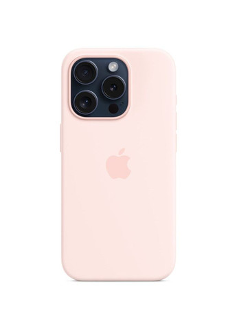 Чехол-накладка Silicone Case with MagSafe для iPhone 15 Pro Light Pink (MT1F3) Apple (370617737)